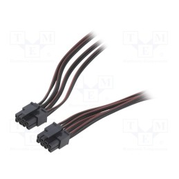 1 pcs x ESPE - KABX-8PFF-L600 - Cable, Micro-Fit 3.0, female-female, PIN: 8, 0.6m, 4A, TLYp, 0.35mm2
