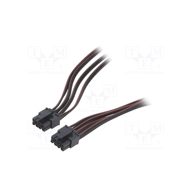 1 pcs x ESPE - KABX-8PFF-L600 - Cable, Micro-Fit 3.0, female-female, PIN: 8, 0.6m, 4A, TLYp, 0.35mm2