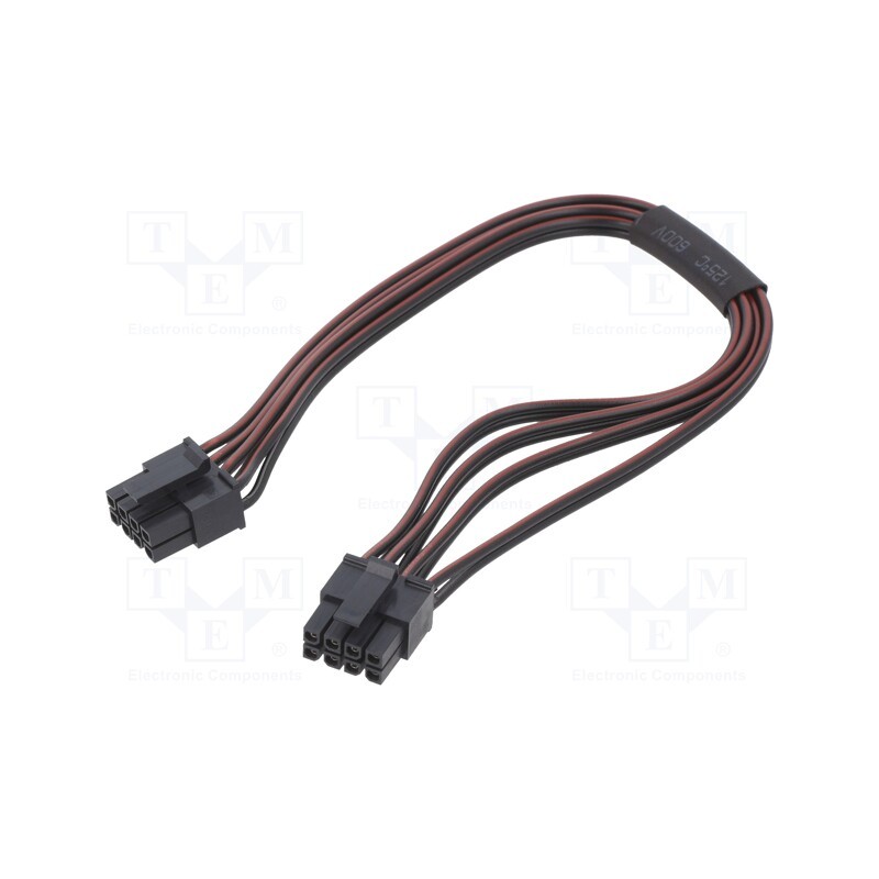 1 pcs x ESPE - KABX-8PFF-L400 - Cable, Micro-Fit 3.0, female-female, PIN: 8, 0.4m, 4A, TLYp, 0.35mm2