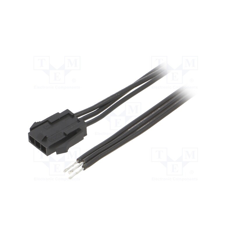 1 pcs x ESPE - KABX-3PMS-L600 - Cable, Micro-Fit 3.0, male,cables, PIN: 3, 0.6m, 4A, Insulation: PVC