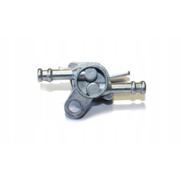 Fuel tap, quad cross valve, straight-through motor