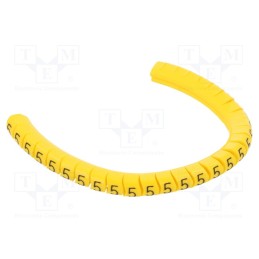 1 set x PARTEX - PA-10003PG40.0X - Markers, Marking: 0, 1, 2, 3, 4, 5, 6, 7, 8, 9, 2.5÷5mm, PVC