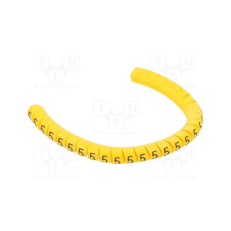 1 set x PARTEX - PA-10003PG40.0X - Markers, Marking: 0, 1, 2, 3, 4, 5, 6, 7, 8, 9, 2.5÷5mm, PVC