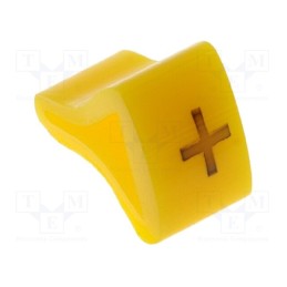1 pcg x KURANT - MZ-5/+ -AS - Markers, Marking: +, 15÷20mm, H: 25mm, A: 16mm, -30÷100°C, leaded