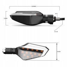 LED turn signal for quad, front, 2 pcs