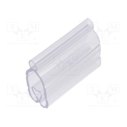 1 pcg x PARTEX - PT+30030A - Markers, 8÷16mm, PVC, transparent, -30÷60°C, PT+30, UL94V-0, W: 10mm