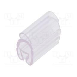 1 pcg x PARTEX - PT+20012A - Markers, 4÷10mm, PVC, transparent, -30÷60°C, PT+20, UL94V-0, W: 6mm