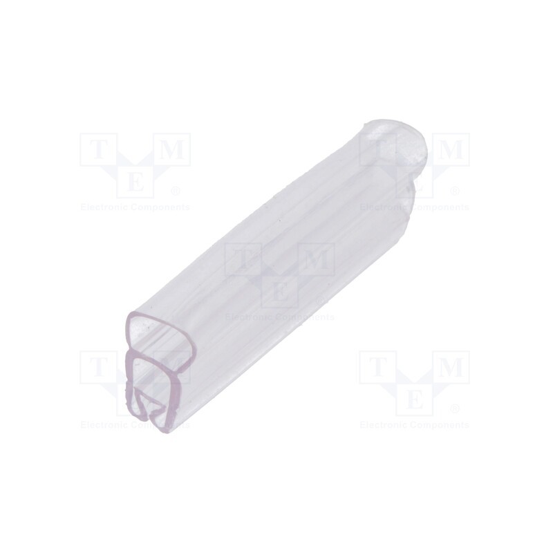 1 pcg x PARTEX - PT+10018A - Markers, 2.5÷5mm, PVC, transparent, -30÷60°C, PT+10, UL94V-0, W: 5mm