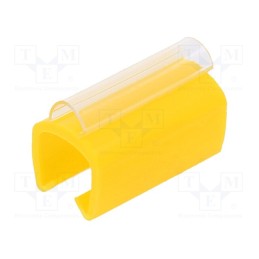 1 pcg x PARTEX - PTC50015A4 - Markers, Marking: empty, 6÷7.2mm, PVC, yellow, -30÷60°C, push-in