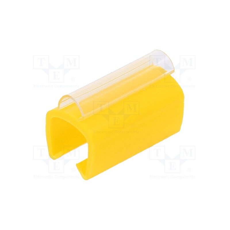 1 pcg x PARTEX - PTC50015A4 - Markers, Marking: empty, 6÷7.2mm, PVC, yellow, -30÷60°C, push-in