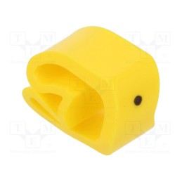 1 pcg x PARTEX - PA-20004AV40.. - Markers, Marking: , 4÷10mm, PVC, yellow, -30÷60°C, leaded, PA-2