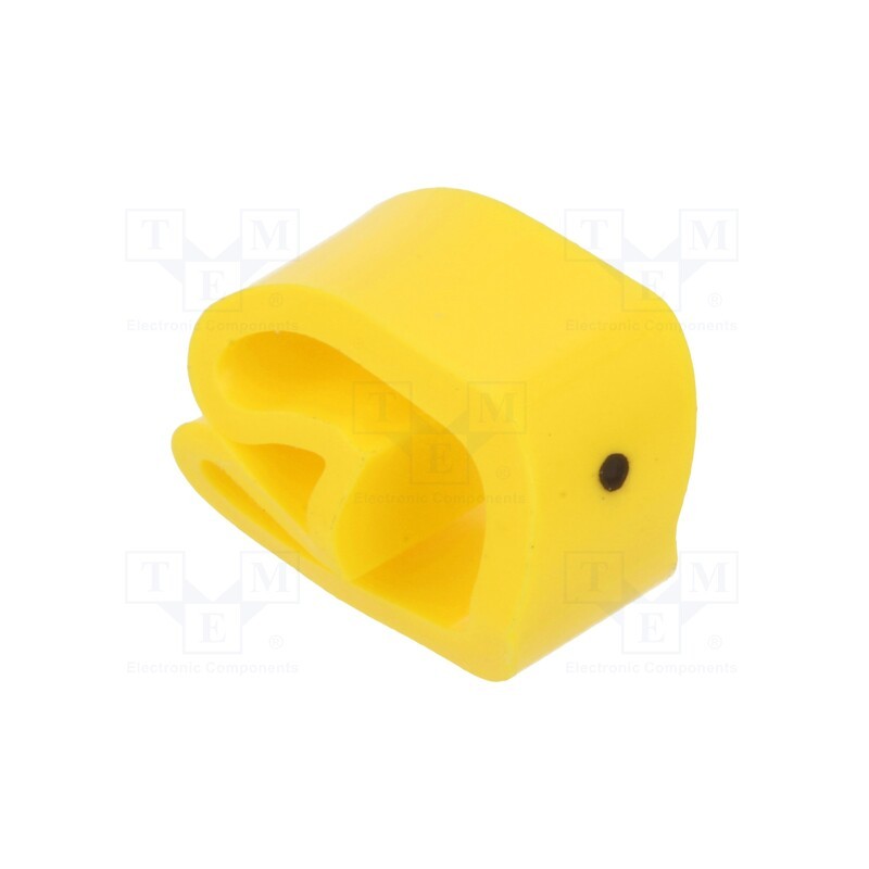 1 pcg x PARTEX - PA-20004AV40.. - Markers, Marking: , 4÷10mm, PVC, yellow, -30÷60°C, leaded, PA-2