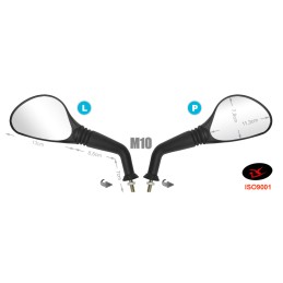 Mirrors ATV Quad Bashan Eagle 200 250 M10