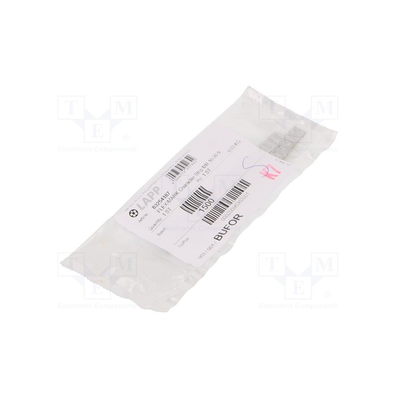 1 pcg x LAPP - 83254187 - Markers, Marking: 9, stainless steel, -80÷500°C, slide, 200pcs.