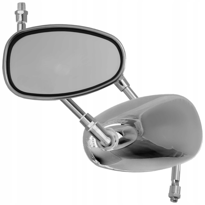 Mirrors chrome atv quad bashan loncin eagle m10