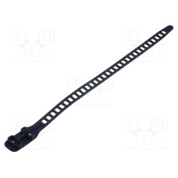 1 pcg x HELLERMANNTYTON - 115-11270 - Cable tie, multi use, L: 260mm, W: 11mm, polyurethane, 123N, black