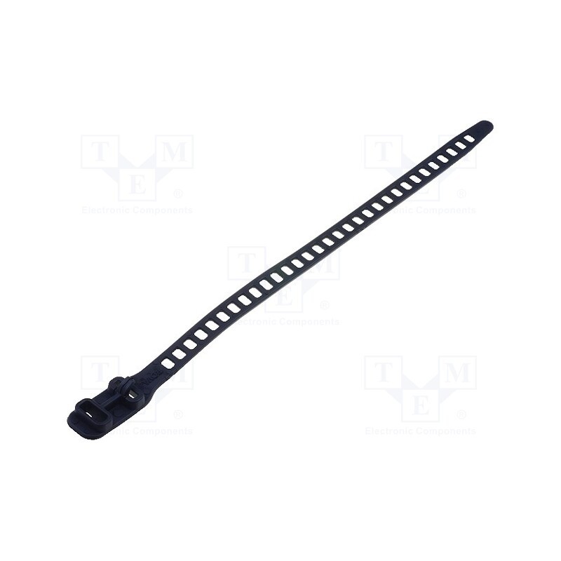 1 pcg x HELLERMANNTYTON - 115-11270 - Cable tie, multi use, L: 260mm, W: 11mm, polyurethane, 123N, black