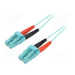 1 pcs x DIGITUS - DK-HD2533-01/3 - Fiber patch cord, OM3, LC/UPC,both sides, 1m, LSZH, turquoise
