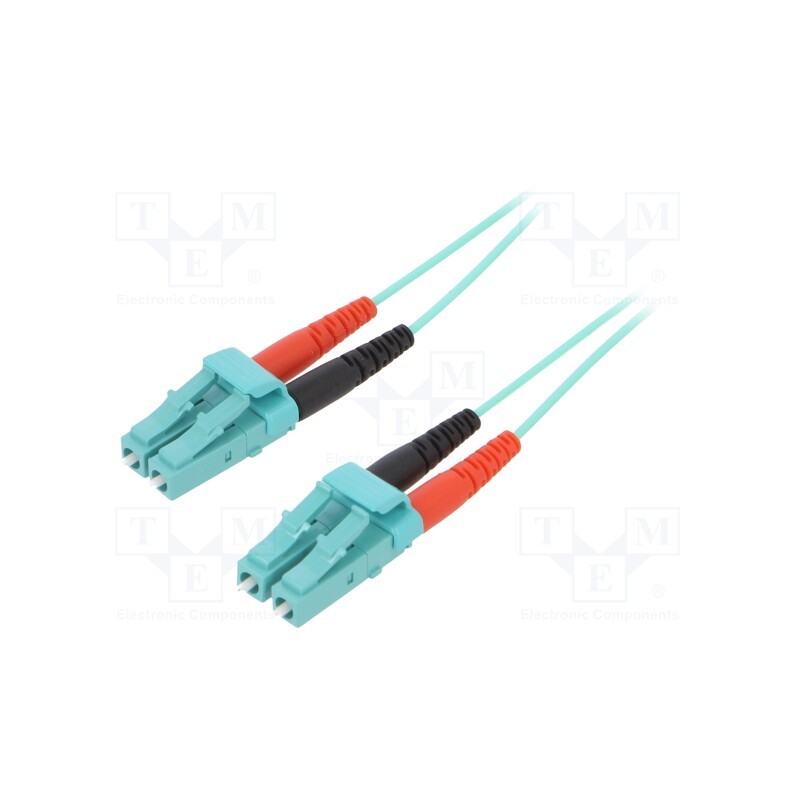 1 pcs x DIGITUS - DK-HD2533-01/3 - Fiber patch cord, OM3, LC/UPC,both sides, 1m, LSZH, turquoise