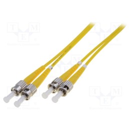 1 pcs x DIGITUS - DK-2911-01 - Fiber patch cord, OS2, ST/UPC,both sides, 1m, LSZH, yellow