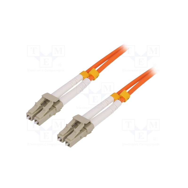 1 pcs x LOGILINK - FP2LC03 - Fiber patch cord, OM2, LC/UPC,both sides, 3m, LSZH, orange