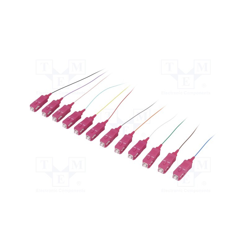 1 pcs x LOGILINK - FL4SC02 - Optic fiber pigtail, OM4, SC/UPC, 2m, Optical fiber: 9/125um, LSZH