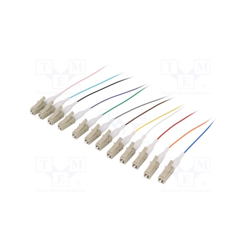 1 pcs x LOGILINK - FL2LC02 - Optic fiber pigtail, OM2, LC/UPC, 2m, Optical fiber: 9/125um, LSZH