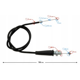 Throttle cable for crf50 and crf70 cross bikes