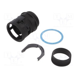 1 pcs x PMA - BVNV-P366 - Straight terminal connector, Thread: PG,outside, polyamide 6