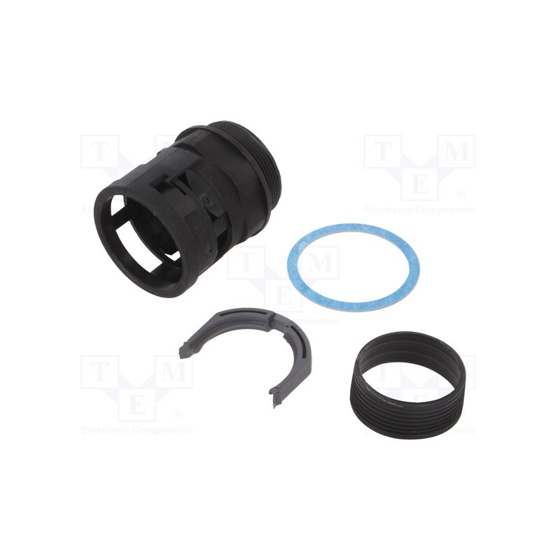 1 pcs x PMA - BVNV-P366 - Straight terminal connector, Thread: PG,outside, polyamide 6