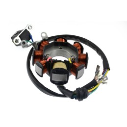 Ignition magneto, stator, 8 coils, Bashan 200 ATV