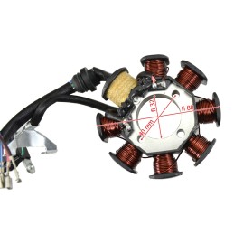 Ignition magneto, stator, 8 coils, Bashan 200 ATV