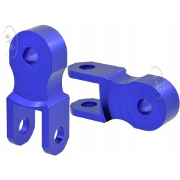 Shock absorber extension adapter fi 10mm blue