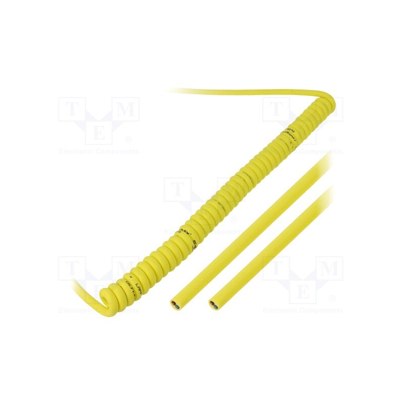 1 pcs x LAPP - 71220166 - Wire: coiled, ÖLFLEX® SPIRAL 540 P, 5G2.5mm2, unshielded, PUR