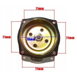 Clutch bell 7 teeth 25h mini quad pocket bike cross chaser 50 2t