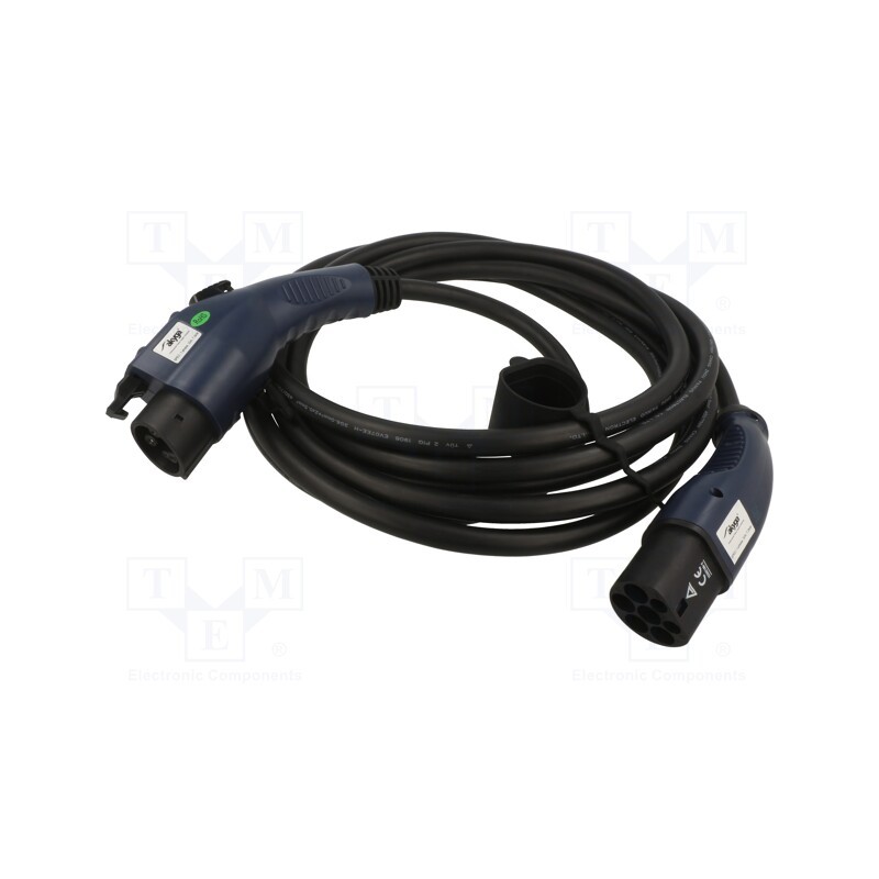 1 pcs x AKYGA - AK-EC-08 - Cable: eMobility, 2x0.5mm2,3G6mm2, 7.2kW, IP54, Type 1,Type 2