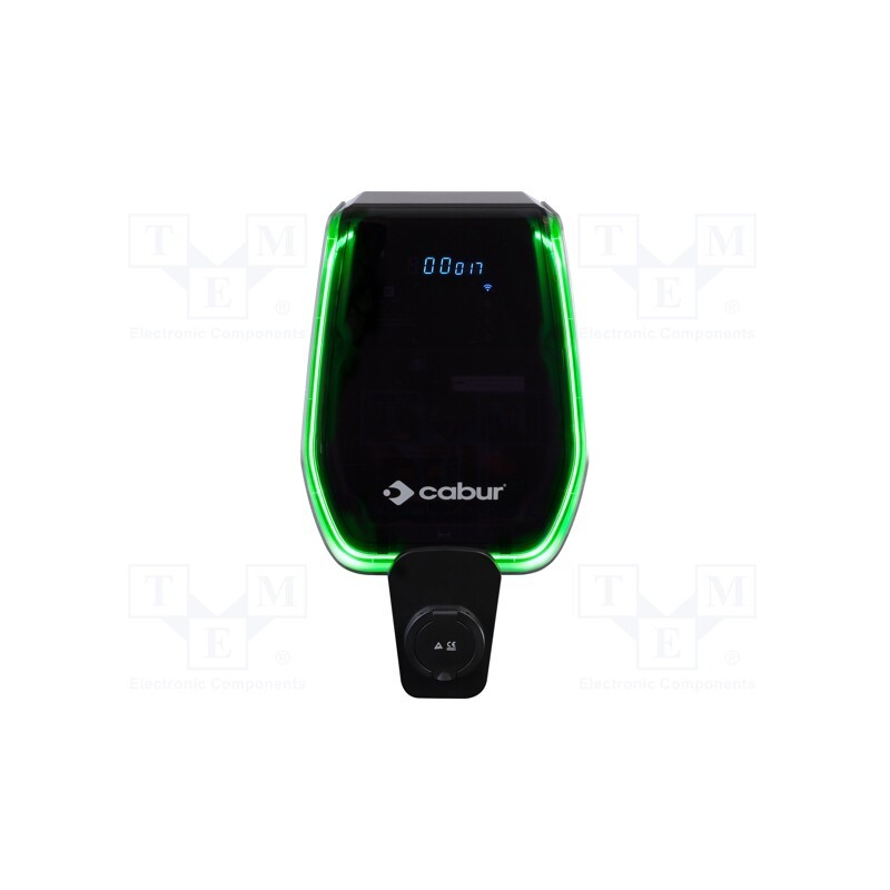 1 pcs x CABUR - EVPLUS7S - Charger: eMobility, 230V, 7.4kW, IP54, wires,Type 2, -25÷50°C