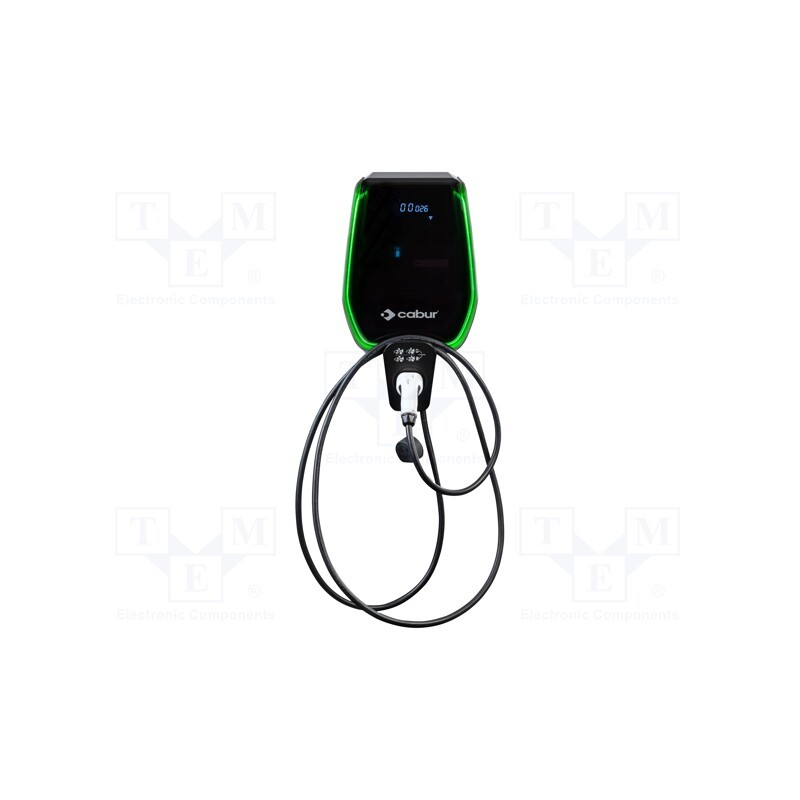 1 pcs x CABUR - EVPLUS22C - Charger: eMobility, 400V, 22kW, IP54, wires,Type 2, 5m, -25÷50°C