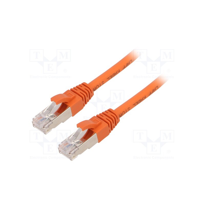 1 pcs x LAPP - 24441378 - Patch cord, ETHERLINE® Cat.6a,S/FTP, 6a, stranded, Cu, LSZH, 1m