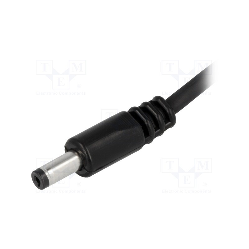 1 pcs x BQ CABLE - DC.CAB.1410.0150 - Cable, 2x1mm2, wires,DC 4,8/1,7 plug, straight, black, 1.5m