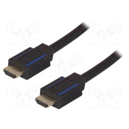1 pcs x LOGILINK - CHB006 - Cable, HDCP 2.2,HDMI 2.0, HDMI plug,both sides, 5m, black