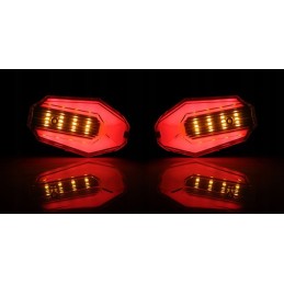 LED turn signals with brake light, rear, 2 pcs