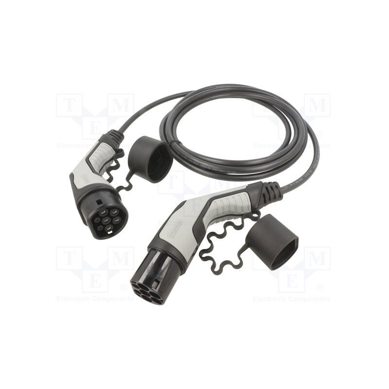 1 pcs x PHOENIX CONTACT - 1628348 - Cable: eMobility, 1x0.5mm2,5x1.5mm2, 480V, 16.63kW, IP44, 5m, 20A