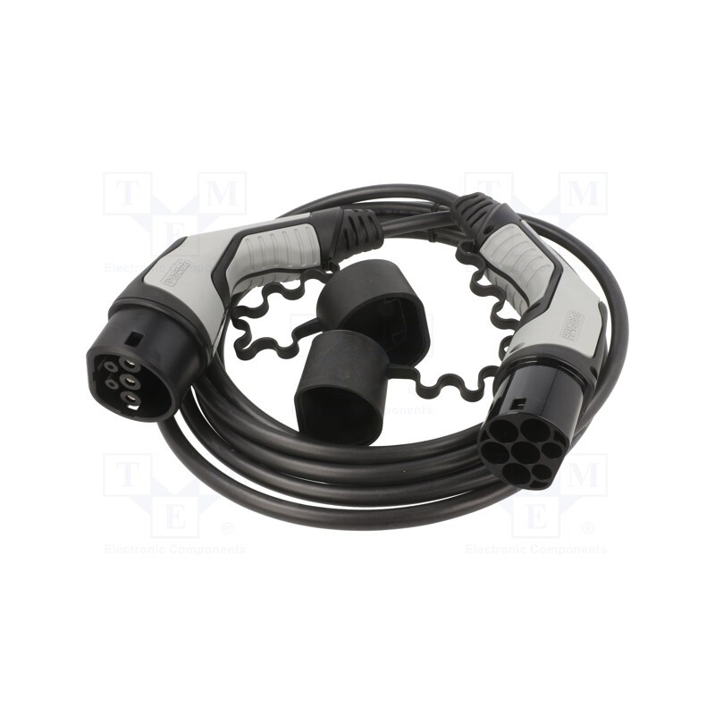 1 pcs x PHOENIX CONTACT - 1627801 - Cable: eMobility, 1x0.5mm2,3x4mm2, 250V, 8kW, IP44, wires,Type 2