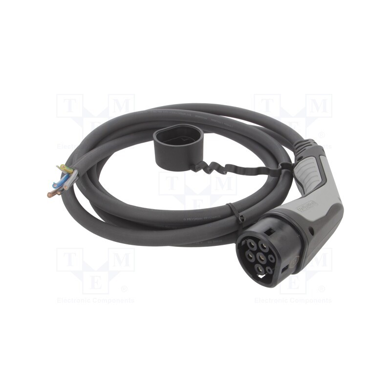 1 pcs x PHOENIX CONTACT - 1623505 - Cable: eMobility, 1x0.5mm2,5x6mm2, 480V, 26.6kW, IP44, 4m, 32A