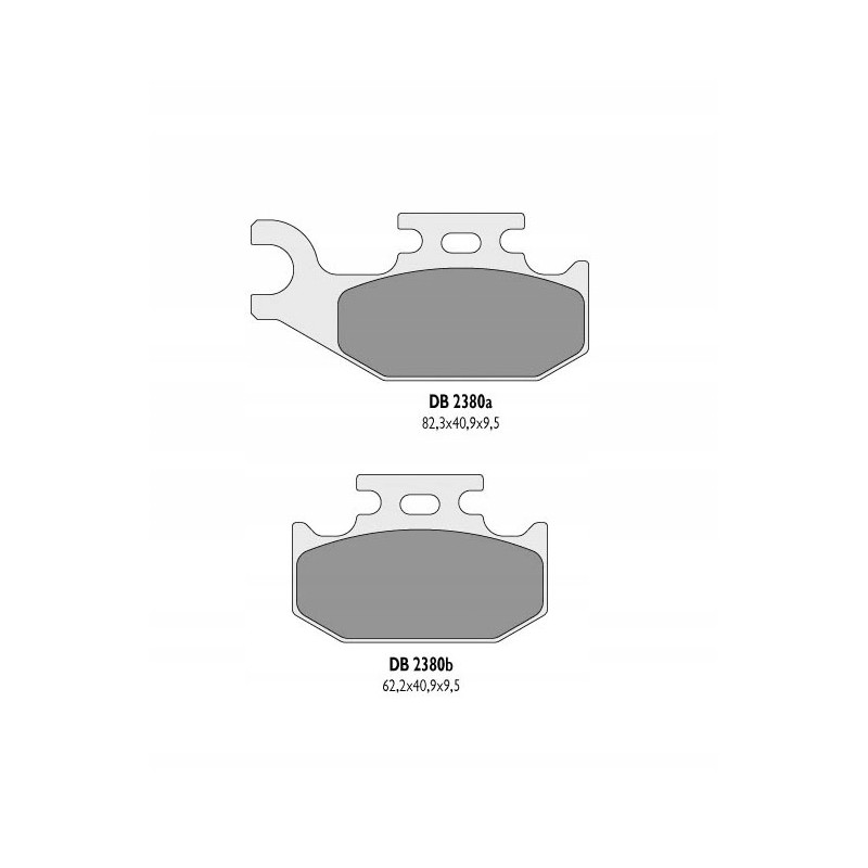Delta braking brake pads suzuki lt a 500 02