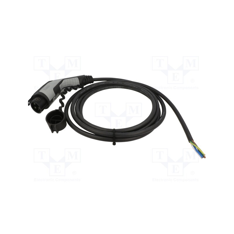 1 pcs x PHOENIX CONTACT - 1623224 - Cable: eMobility, 1x0.5mm2,3x6mm2, 250V, 8kW, IP44, wires,Type 1