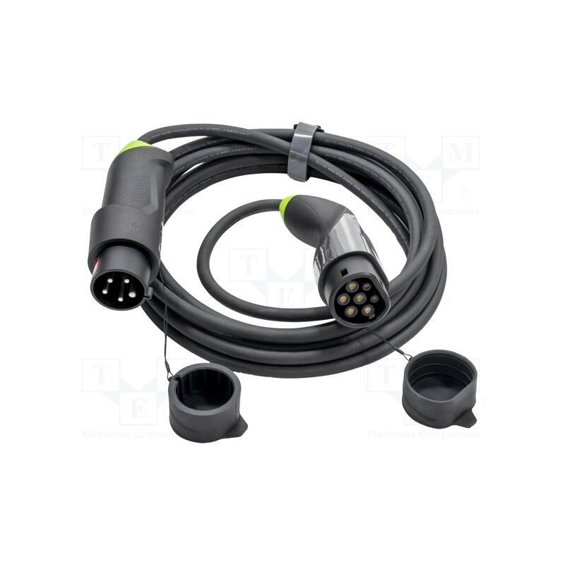 1 pcs x GREEN CELL - EVGC01 - Charger: eMobility, 2x0.5mm2,5G2.5mm2, 400V, 11kW, IP55, 7m, 16A