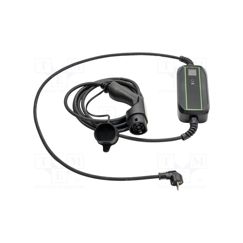 1 pcs x GREEN CELL - EV16 - Charger: eMobility, 2x0.5mm2,5G2.5mm2, 230V, 3.6kW, IP66, 6.5m, 16A