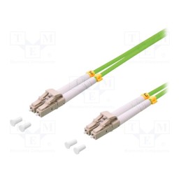 1 pcs x LOGILINK - FP5LC05 - Fiber patch cord, OM5, LC/UPC,both sides, 5m, LSZH, green